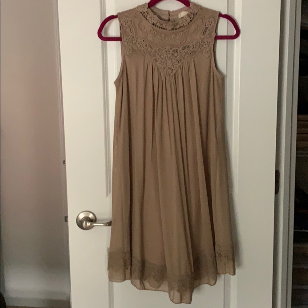 Altar’d State boho taupe dress